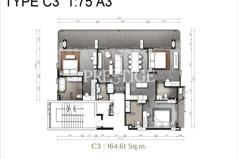 คอนโดมิเนียมในพัทยา, ประเทศไทย, 4 ห้องนอน № 198355 - รูปถ่าย 19