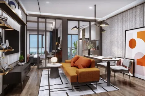 Студия в кондо в Чатучаке, Бангкок, Таиланд № 156253 - фото 3