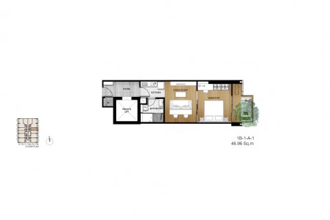 Condo à Bangkok, Thaïlande, 1 chambre  № 143677 - photo 7