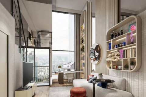 Дуплекс в Бангкоке, Таиланд с 1 спальней  № 118991 - фото 2