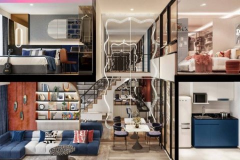 Дуплекс в Бангкоке, Таиланд с 1 спальней  № 118989 - фото 1