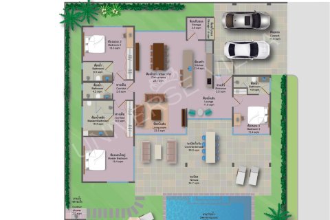 Villa in Pran Buri, Thailand 3 Schlafzimmer № 222496 - Foto 14