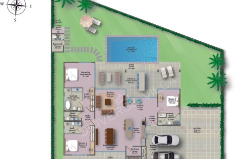 Villa in Pran Buri, Thailand 3 Schlafzimmer № 222496 - Foto 15