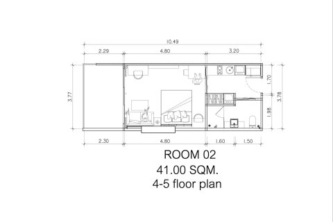 Eigentumswohnung in Bang Lamung, Thailand, 1 Schlafzimmer  № 222499 - Foto 16