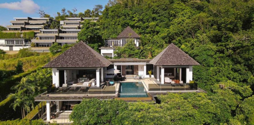 Вилла на Пляже Лаян, Таиланд с 5 спальнями  № 133725