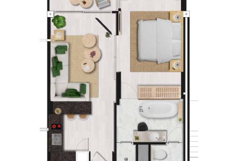 Condo in Karon, Thailand, 1 bedroom  № 166665 - photo 13