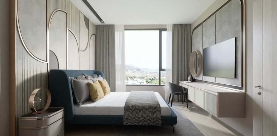 Condo à Bang Tao, Thaïlande, 2 chambres  № 166668