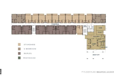 Duplex à Bang Tao, Thaïlande 2 chambres № 166667 - photo 14