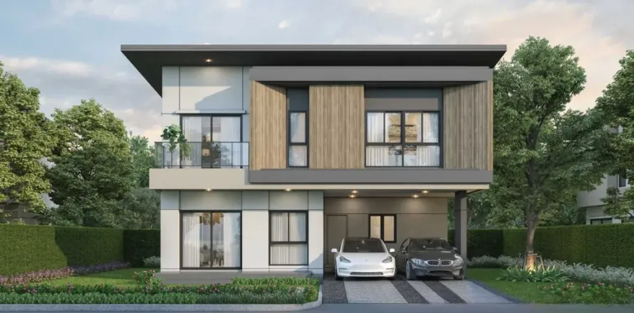 Дом в Лат Крабанге, Бангкок, Таиланд с 3 спальнями  № 147606