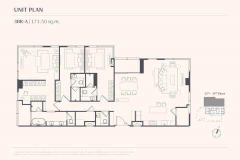 Condo à Bangkok, Thaïlande, 3 chambres  № 166045 - photo 10