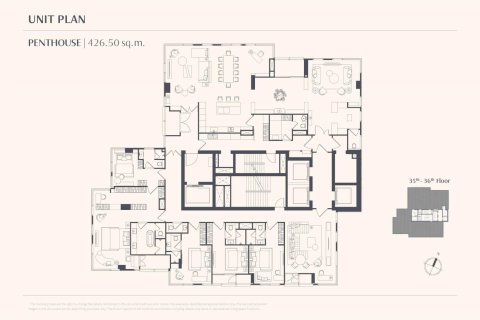 Penthouse à Bangkok, Thaïlande 5 chambres № 166043 - photo 13