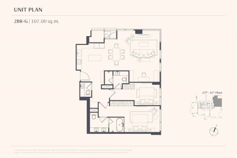 Condo à Bangkok, Thaïlande, 2 chambres  № 166047 - photo 11