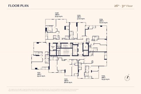 Condo à Bangkok, Thaïlande, 2 chambres  № 166047 - photo 12