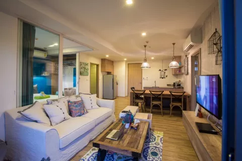 Condo à Cha-am, Thaïlande, 2 chambres  № 145366 - photo 4