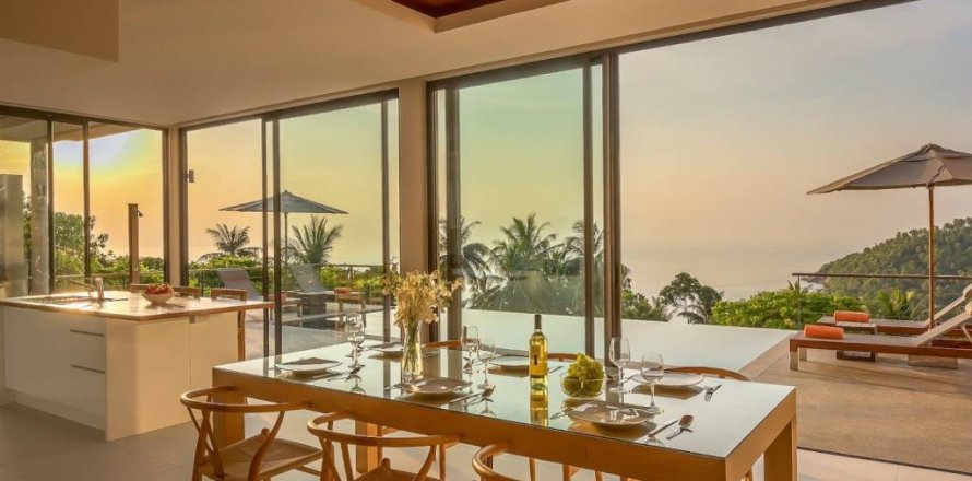 Дуплекс в Сураттхани, Таиланд с 3 спальнями  № 152559