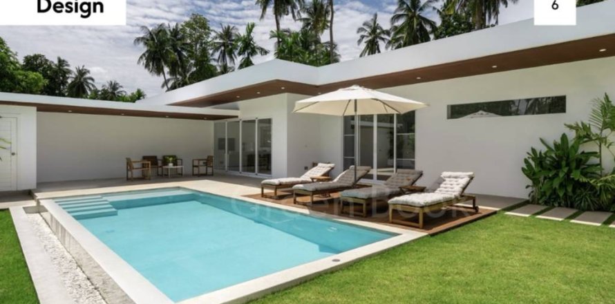 Вилла в Сураттхани, Таиланд с 3 спальнями  № 152565