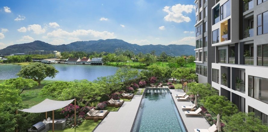 Condo à Bang Tao, Thaïlande, 2 chambres  № 134329