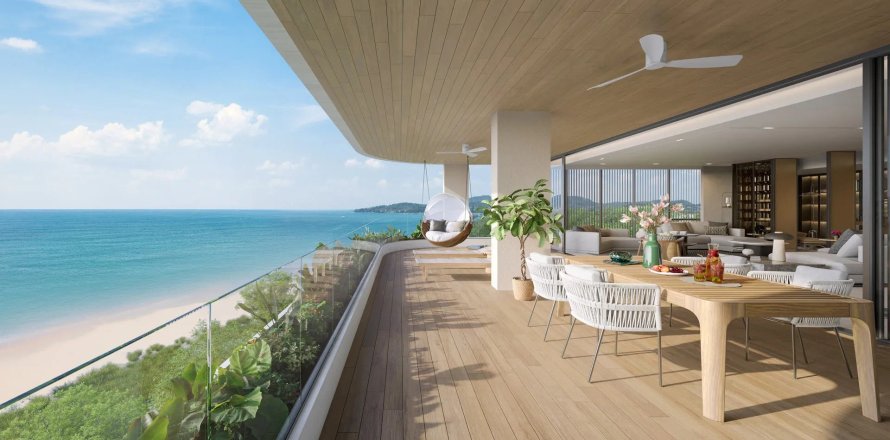 Condo in Phuket, Thailand, 4 bedrooms in Banyan Tree Beach Residences Oceanus № 194674