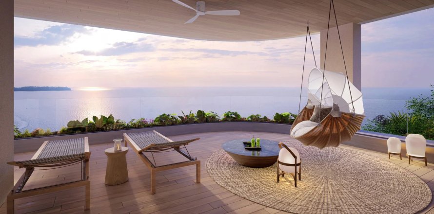 Кондоминиум с 4 спальнями в Пхукете, Таиланд в Banyan Tree Beach Residences Oceanus № 194673