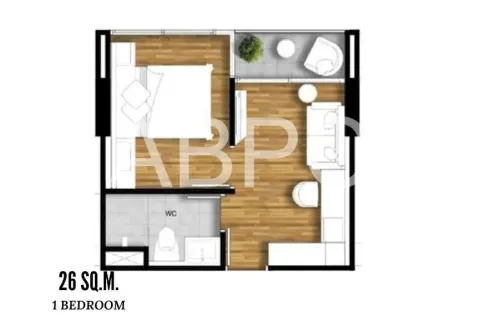 Condominio de 1 dormitorio en Jomtien Beach, Pattaya, Tailandia № 211759 - foto 2