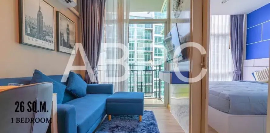 Condominio de 1 dormitorio en Jomtien Beach, Pattaya, Tailandia № 211759