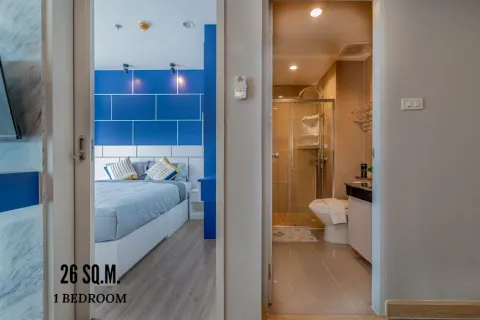 Condominio de 1 dormitorio en Jomtien Beach, Pattaya, Tailandia № 211759 - foto 26