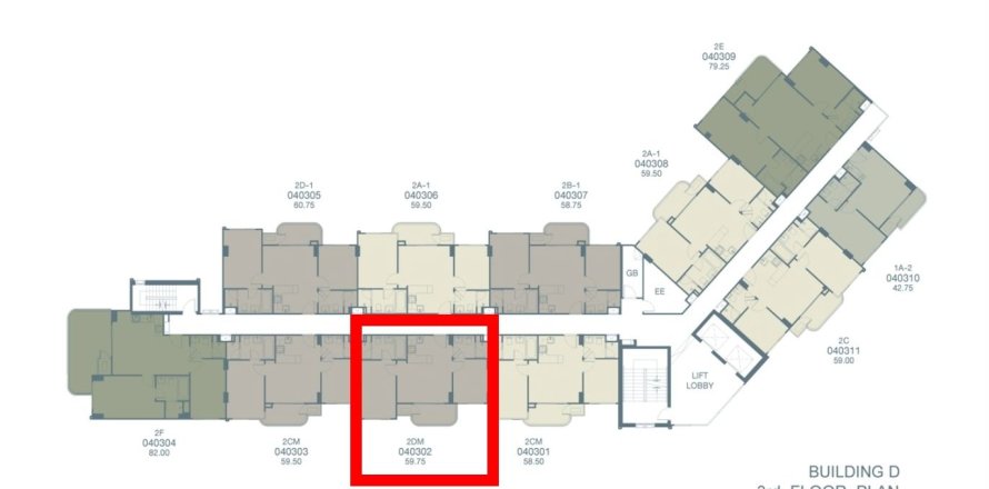 Condo à Phuket, Thaïlande, 2 chambres  № 147411