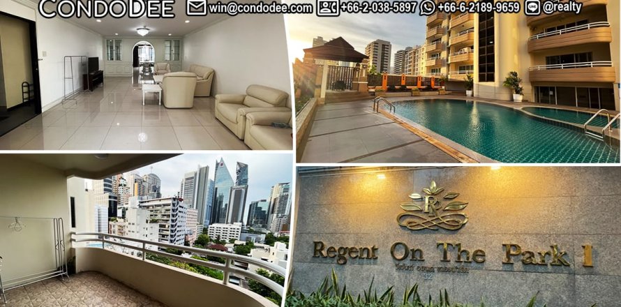 Condo à Khlong Toei, Bangkok, Thaïlande, 3 chambres № 200951
