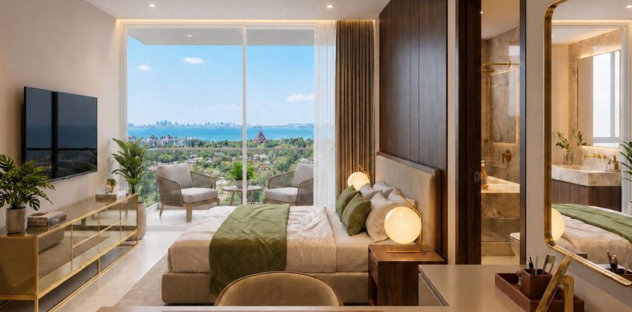 Studio in the Condo in Pattaya, Thailand in Love it Wongamat beach № 179033