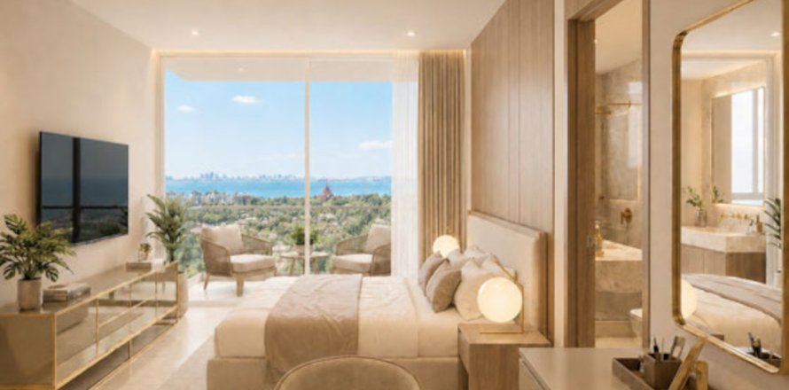 Condo in Pattaya, Thailand, 2 bedrooms in Love it Wongamat beach № 179036