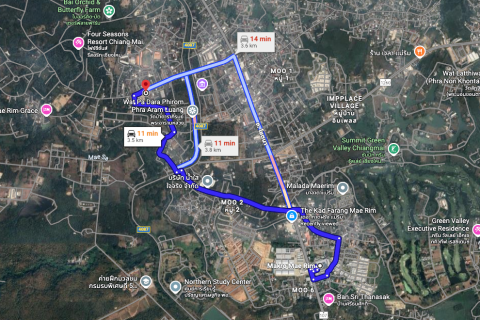 Земельный участок в Мае Риме, Таиланд 1604м2  № 157219 - фото 4