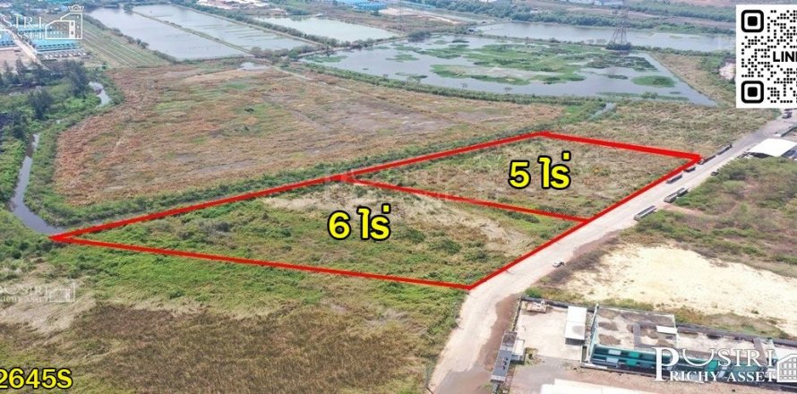 Terrain à Samut Sakhon, Thaïlande 9600 m2 № 173372