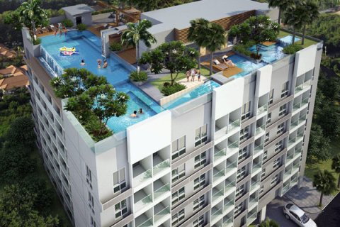 Studio dans le Condo à Pattaya, Thaïlande  № 204086 - photo 5