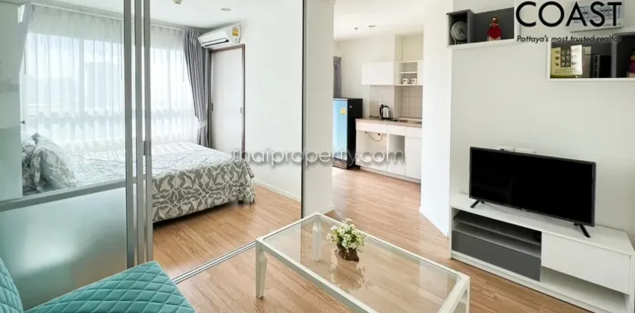 Estudio en el condominio en Pattaya, Tailandia № 213136