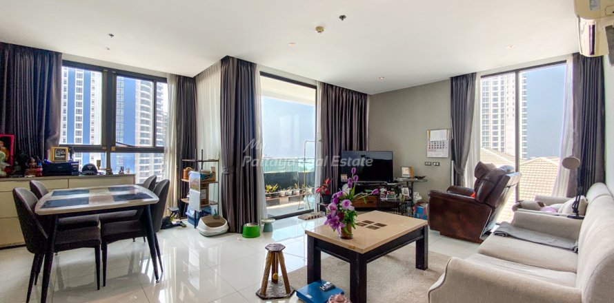 Condo à Bang Lamung, Thaïlande, 2 chambres  № 162698