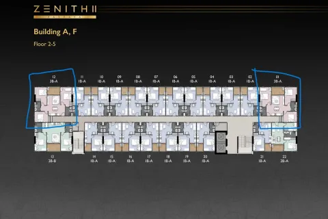 Condominio de 3 dormitorios en Pattaya, Tailandia № 211184 - foto 23