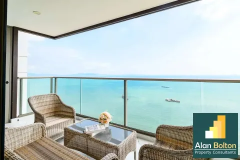 Condo sur Jomtien Beach, Pattaya, Thaïlande, 2 chambres  № 210801