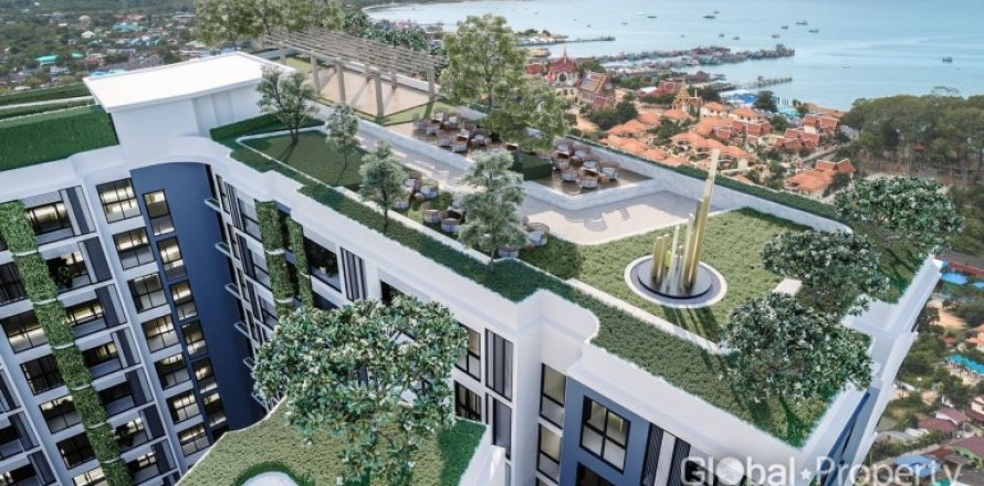 Кондоминиум с 1 спальней в Паттайе, Таиланд № 46351