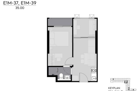 Condo à Bangkok, Thaïlande, 1 chambre № 166825 - photo 11