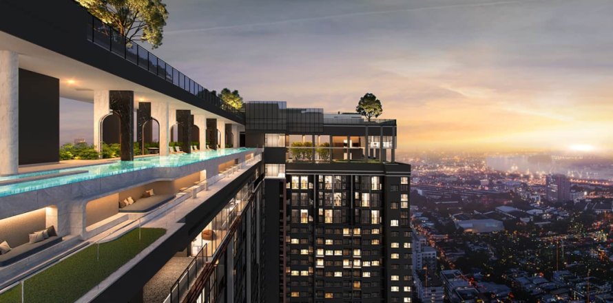 Condo à Bangkok, Thaïlande, 2 chambres  № 166822