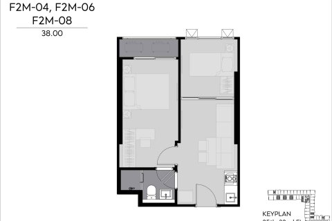 Condo à Bangkok, Thaïlande, 1 chambre  № 166824 - photo 16