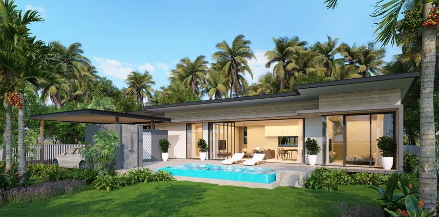 Вилла в Самуи, Таиланд с 3 спальнями  № 166819