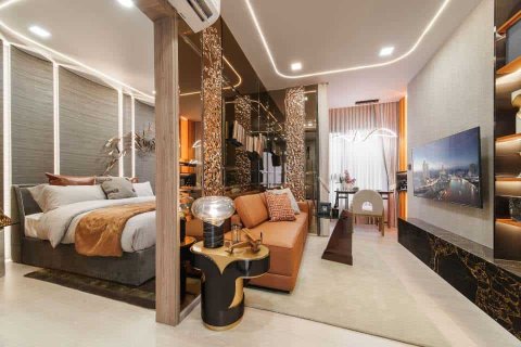 Condo à Thonburi, Bangkok, Thaïlande, 1 chambre  № 165823 - photo 9