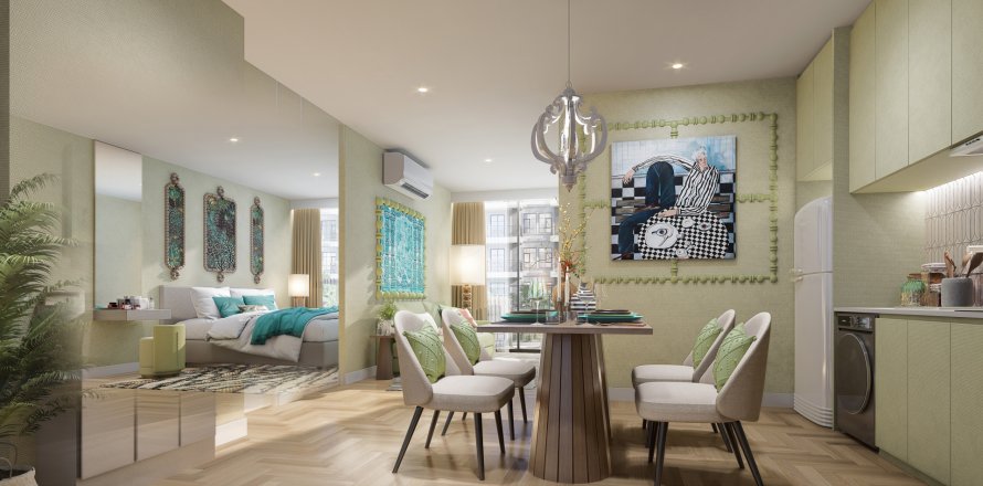 Квартира в Паттайе, Таиланд с 2 комнатами № 134277