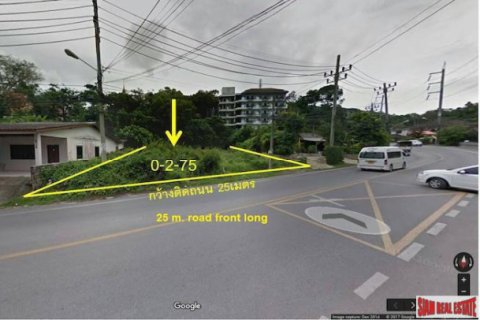 Land on Surin Beach, Thailand 1100 sq.m. № 193481 - photo 1