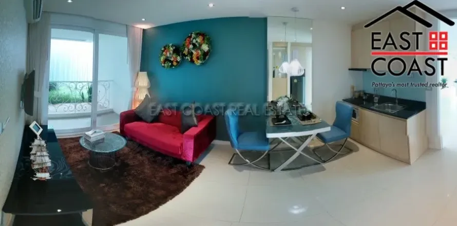 Condominio de 1 dormitorio en Jomtien Beach, Pattaya, Tailandia № 213212