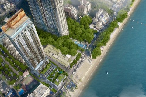 อพาร์ตเมนต์ในพัทยา, ประเทศไทย 1 ห้องนอน № 203455 - รูปถ่าย 2