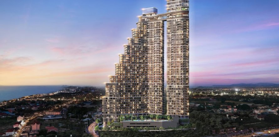 อพาร์ตเมนต์ในพัทยา, ประเทศไทย 1 ห้องนอน № 203454