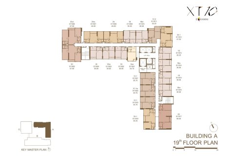 Eigentumswohnung in Bangkok, Thailand, 2 Schlafzimmer № 222624 - Foto 15