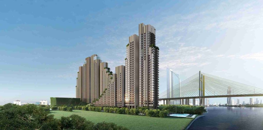 Studio dans le Condo à Bangkok, Thaïlande № 208820